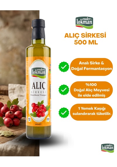 Alıç Sirkesi 500ml Doğal Fermantasyon