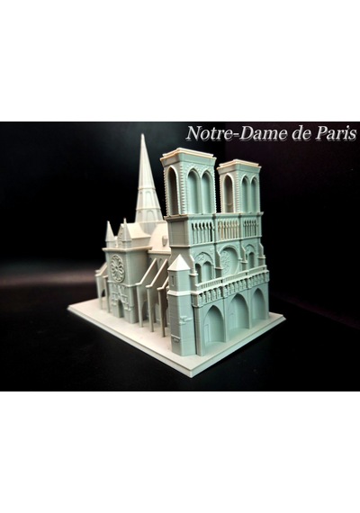 Notre-dame Katedrali Dekoratif Mimari Figür - Paris Temalı Masaüstü Süs