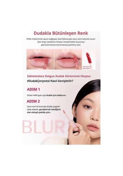 Gün Boyu Kalıcı Pürüzsüz Matlık Sunan Tint Perıpera Over Blur Tint 19 Mellow Brown