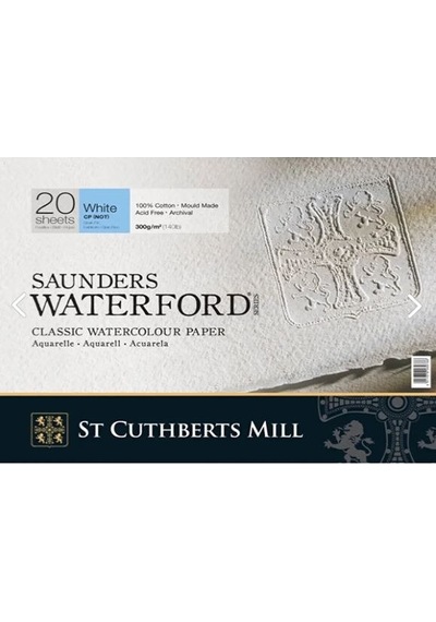 Saunders Waterford Suluboya Defteri Blok Cold Press 300 Gr. 23X31