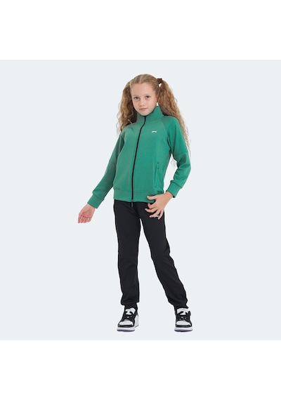 Slazenger NEXT IN Unisex Çocuk Eşofman Takımı Yeşil