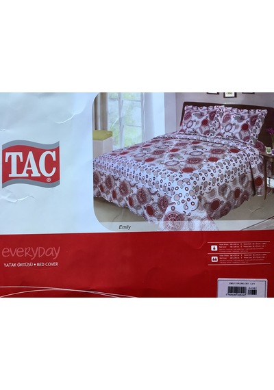 Taç Çift Kişilik Yatak Örtüsü Emily