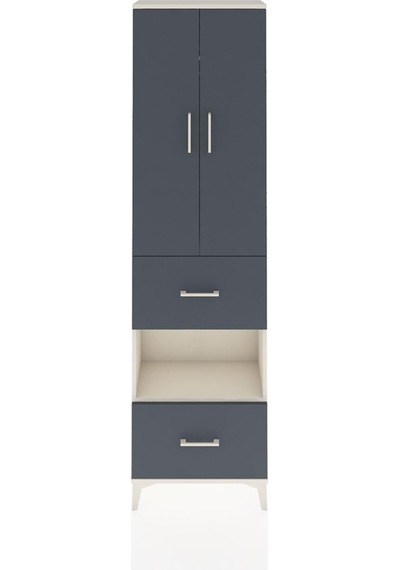 Arges Dolap 3 Raflı 2 Çekmeceli Tek Askılı 60x30x221 Aytaşı-a... Aytaşı