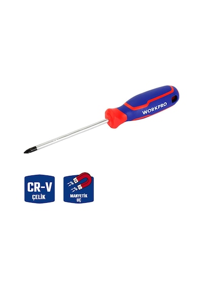 Workpro Wp221035 Pz0x75mm Cr-v Manyetik Profesyonel Yıldız Torna