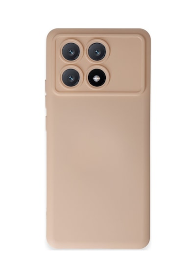 Poco X6 Pro Kılıf Nano İçi Kadife Silikon - Pudra Bzsxx00 1