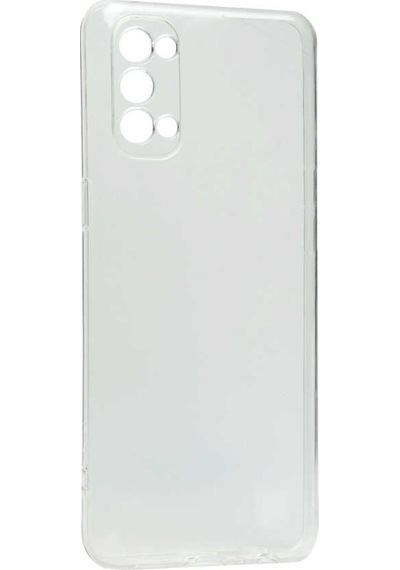 Oppo Reno 4 Kılıf Zore Kamera Korumalı Süper Silikon Kılıf Renksiz