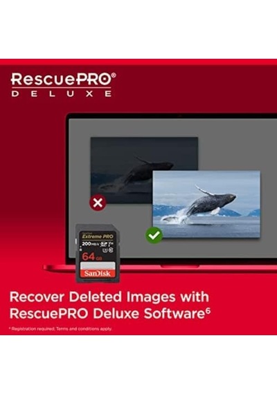 Extreme Pro Sdxc Uhs-ı Hafıza Kartı 64 Gb V30, Aktarım Hızı 200 Mb/sn, U3, 4k Uhd Videolar, Quickflow Teknolojisi, Isıya Dayanıklı