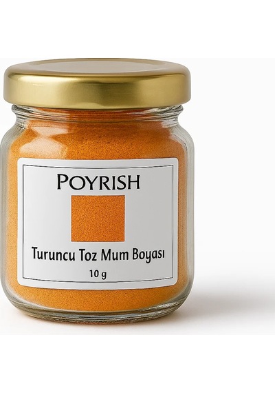 Toz Mum Boyası Turuncu 8 Gr Renksiz