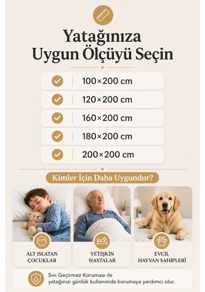 Fitted Bazalı Sıvı Geçirmez Yatak Alez Koruyucusu Beyaz Beyaz