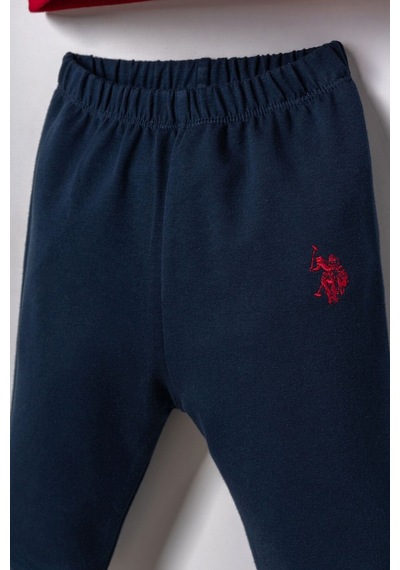 U.S. Polo Assn. Erkek Bebek Baskılı Kırmızı Uzun Kol Pijama Takım Usb3175-c-v1 Usb3175-c-v1