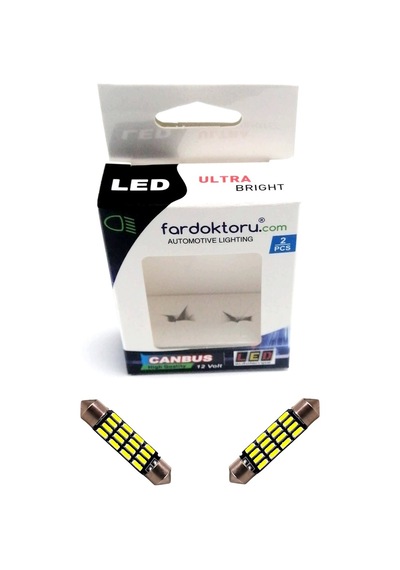 Fardoktoru 39Mm Beyaz 16 Smd Sofit Oto Led İç Aydınlatma Ampulü