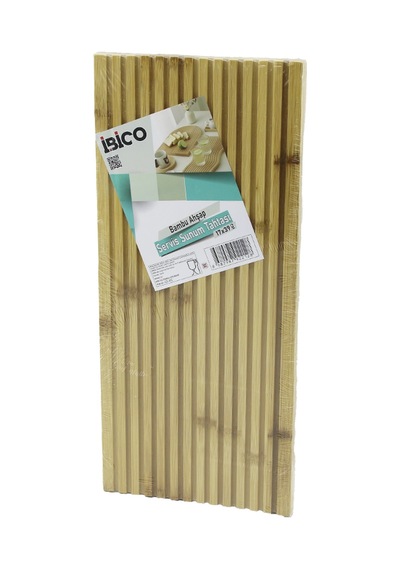 Bambu Servis Sunum Tahtası 17x39x1.5 Cm - Çift Taraflı Düz & Kanallı Diğer