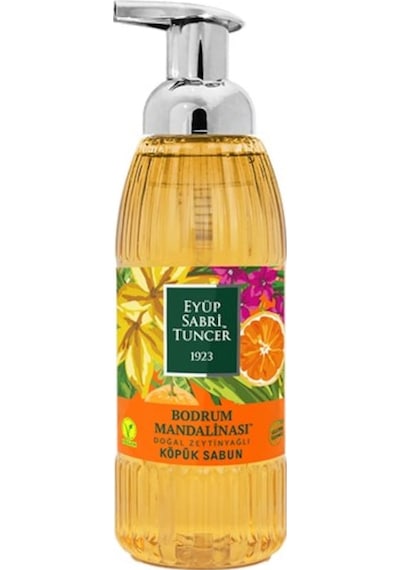 Eyüp Sabri Tuncer Bodrum Mandalinası Doğal Zeytinyağlı Köpük Sabun 500 ML