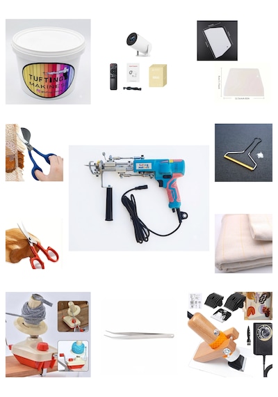 Ak-v Tufting Makinesi Full Set Turkuaz Ak-v - Bej Tıraş Makinesi Set İçeriği Açıklama Kısmındadır