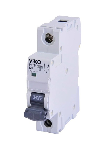 6vtb-1b20 Otomatik Sigorta 6ka B Tipi 1 Kutup 20a