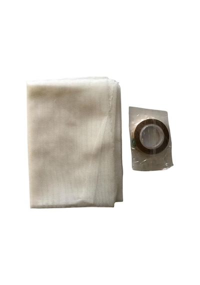 Hazır Sineklik Yapışkan Bantlı - Çift Kanat - 1.25 Mm X 1.50 Mt. - 1 Adet Kumaş
