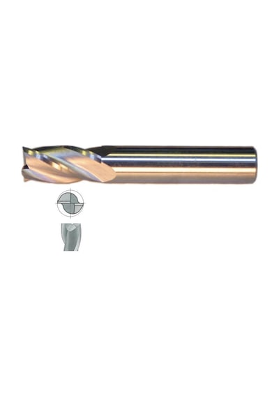 Fett 6mm Mastercut Standart Sert Metal 2 Ağızlı Karbür Parmak Frezesi