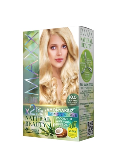 Natural Beauty Amonyaksız Set Saç Boyası 10.0 Açık Sarı