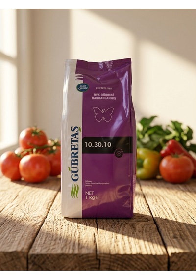 Gübretaş 10.30.10+me Yüksek Fosforlu Köklendirici Ve Çiçeklendirici Toz Gübre - 1 Kg Klor İçermez
