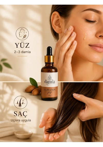 Biodamla Natural Acıbadem Yağı 20 Ml