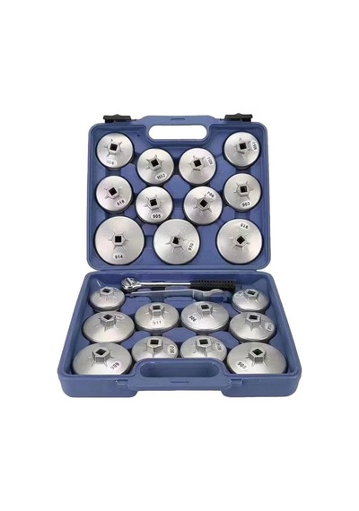 Nt Tools 23 Parça Alüminyum Kapak Tip Filtre Sökme Takma Seti Ntkaset23