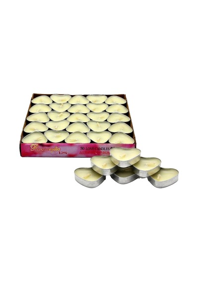 20 Li Kalp Mum Beyaz Tealight Mum Doğum Günü Parti Süsleme Beyaz