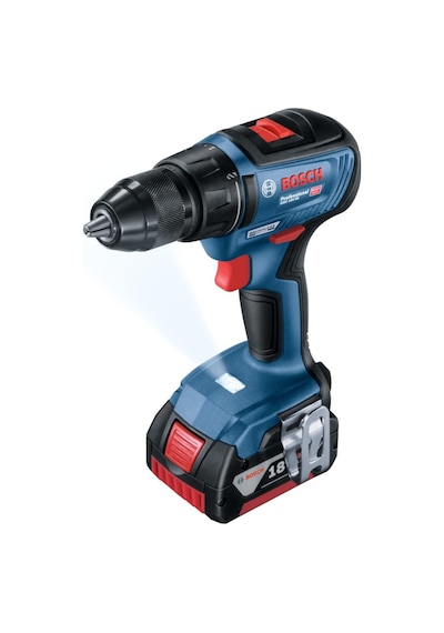 Bosch GSR 18V-50 2.0Ah Çift Akülü Delme Vidalama Makinesi - 06019H5000