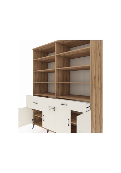 Kronos Gardrop 10 Raflı 2 Çekmeceli 4 Kapaklı 176x59x221 Çam-aytaşı Aytaşı Kronos Gardrop 10 Raflı 2 Çekmeceli 4 Kapaklı 176x59x221 Çam-aytaşı Aytaşı