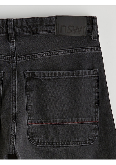 Lcw Jeans Siyah Süper Baggy Erkek Jean Pantolon