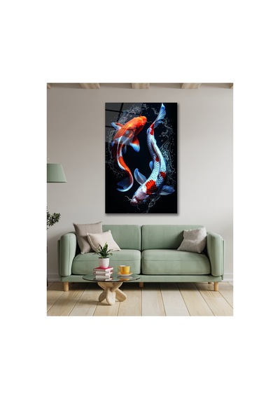 Balık Koi Süs Renkli Cam Tablo Modern Ev Ofis Salon Duvar Oda Dekoru Hediyelik Deniz Temalı Dekoratif Duvar Tablosu, Salon, Ofis Ve Yazlık Dekoru, 30x45 Cm Balık Koi Süs Renkli Cam Tablo Modern Ev Ofis Salon Duvar Oda Dekoru Hediyelik Deniz Temalı Dekoratif Duvar Tablosu, Salon, Ofis Ve Yazlık Dekoru, 30x45 Cm
