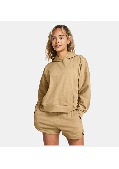 Under Armour Kadın Journey Rib Oversized Kapüşonlu Üst 1382732-263 Camel