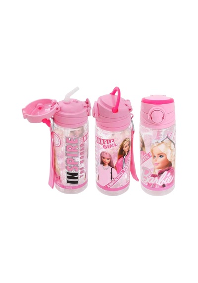 Okul Çantası - Çift Gözlü Kalem Çantası - Barbie Suluk Matara Pembe