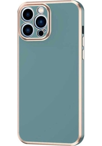 Apple Uyumlu iPhone 12 Pro Max Kılıf Zore Bark Kapak Petrol Yeşil