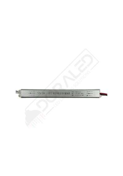 Ultra Slim İnce Parmak Led Adaptör 12 Volt 2 Amper 24 Watt 2 15 Cm