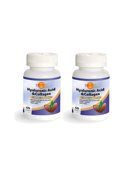 Force Nutrition Hyaluronic Hyaluronik Acid Collagen 60 Tablet