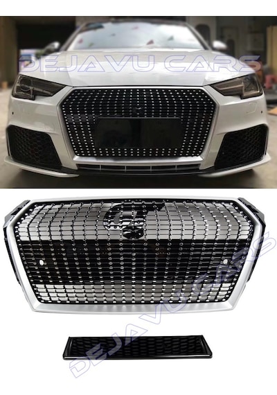 Audi A4 Ön Panjur Izgara Diamond Model 2016-2020 B9 Kasa