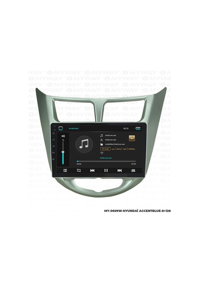 Hyundai Accent Blue Android Navigasyon Carplay Multimedya Ekran