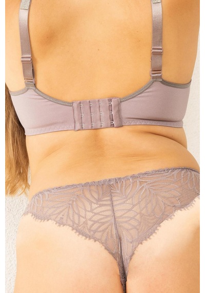 Magic Form Önü Kumaş,arkası Dantel Normal Külot - 385 Çinko - 619114292 Çinko
