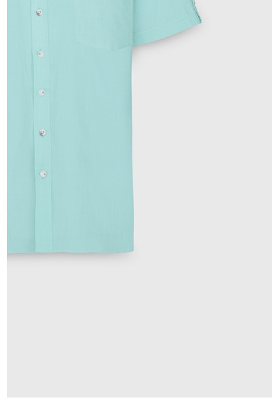 AC&Co / Altınyıldız Classics Erkek Mınt Comfort Fit Düğmeli Yaka %100 Pamuk Flamlı Kısa Kollu Casual Gömlek 4A2022200132MINL Mint AC&Co / Altınyıldız Classics Erkek Mınt Comfort Fit Düğmeli Yaka %100 Pamuk Flamlı Kısa Kollu Casual Gömlek 4A2022200132MINL Mint