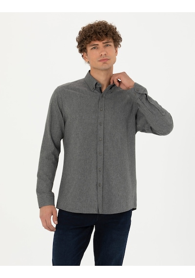 Pierre Cardin Erkek Gri Gömlek Desenli 50275625-vr024 Gri Pierre Cardin Erkek Gri Gömlek Desenli 50275625-vr024 Gri