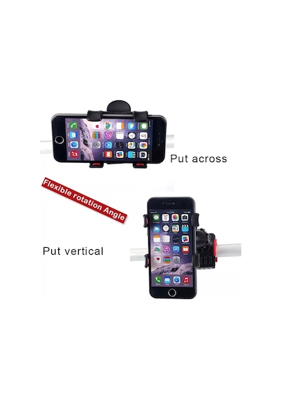 Bisiklet Telefon Tutucu Motorsiklet Telefon Tutucu Navigasyon Siyah