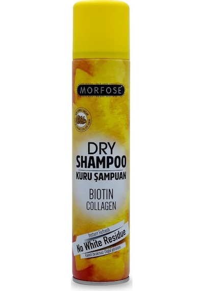 Morfose Kuru Şampuan Açık Renkli Saçlar Için Biotin+collagen Içe 200 ML