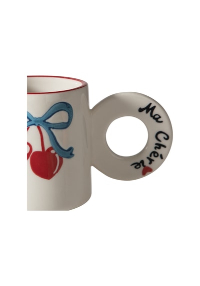 Mudo Home Lısmore Kupa Beyaz 14 Cm Çok Renkli