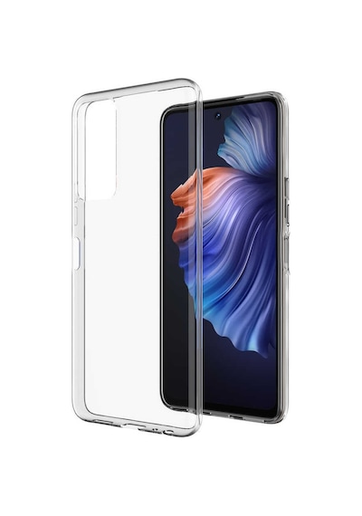 Tecno Camon 18 Kılıf Zore Süper Silikon Kılıf Renksiz
