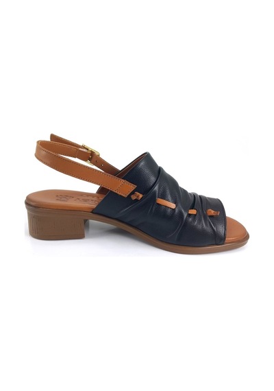 Venüs 23026021 Günlük Hakiki Deri Bayan Sandalet-siyah Siyah