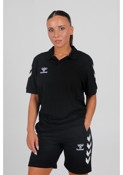 Hummel Armin Pamuklu Polo Yaka Tişört Siyah