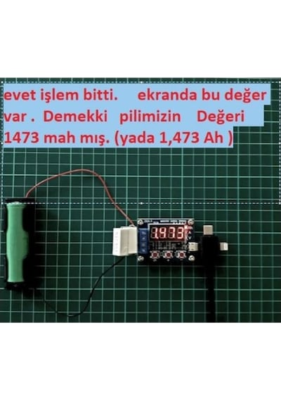 Zb2l3 18650 Lityum Pil Kapasite Ölçer +tp4056 + Pil Yuvası Seti