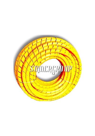 Kablo Toplama Koruma Spirali Rulo No 4- 14 Mm Sarı 50 M