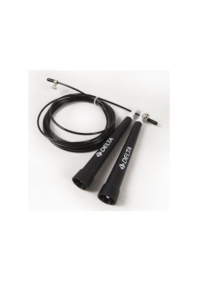 Delta Crossfit Speed Jump Rope Çelik Telli Hızlı Siyah Atlama İpi Bcf348