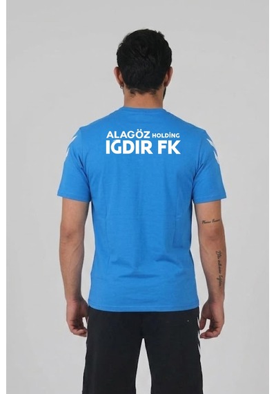 Hummel Iğdır Fk Armin Antrenman Tişört Saks Sponsorlu Saks Mavi